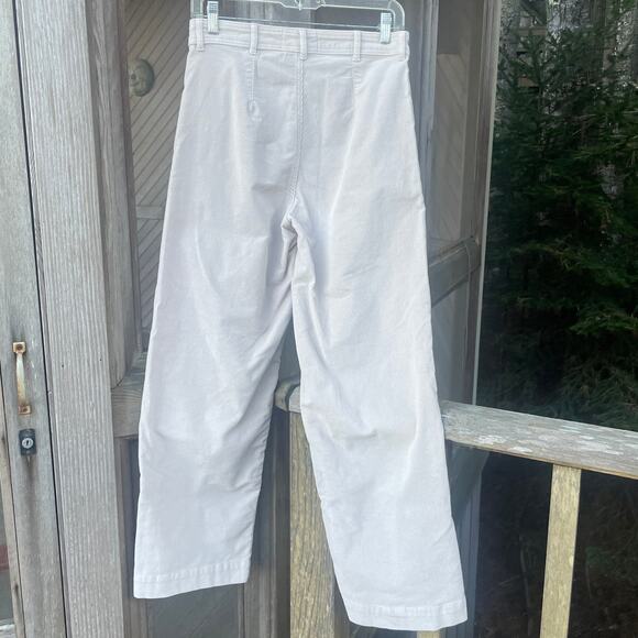 EVERLANE The Corduroy Wide-Leg Pant Cream  - Size 4 - Picture 6 of 15